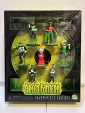 @ DC Direct Green Lantern Seven-Piece PVC Figure Set 2000