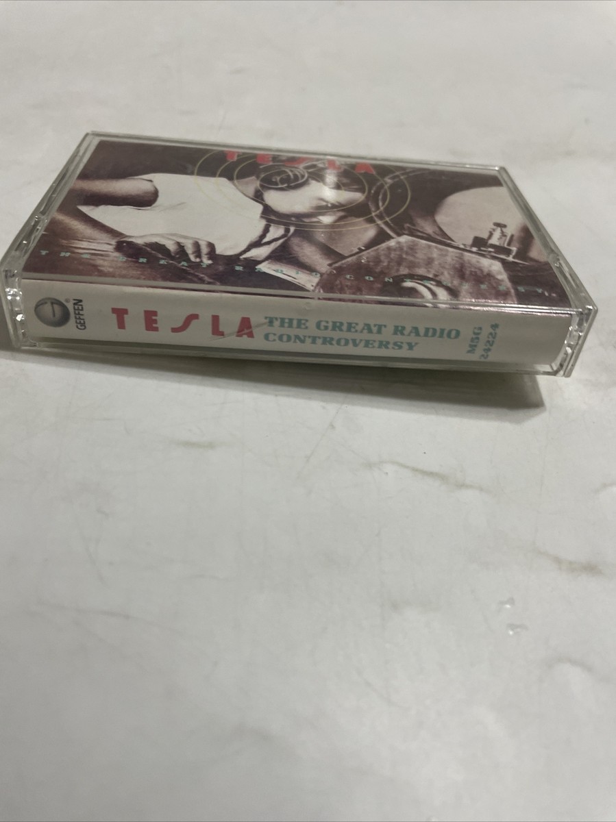 Tesla The Great Radio Controversy -Cassette Tape 1989 Geffen