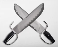 Pair Wing Chun Butterfly Swords: WONG SHUN LEUNG, Stainless Steel Sword