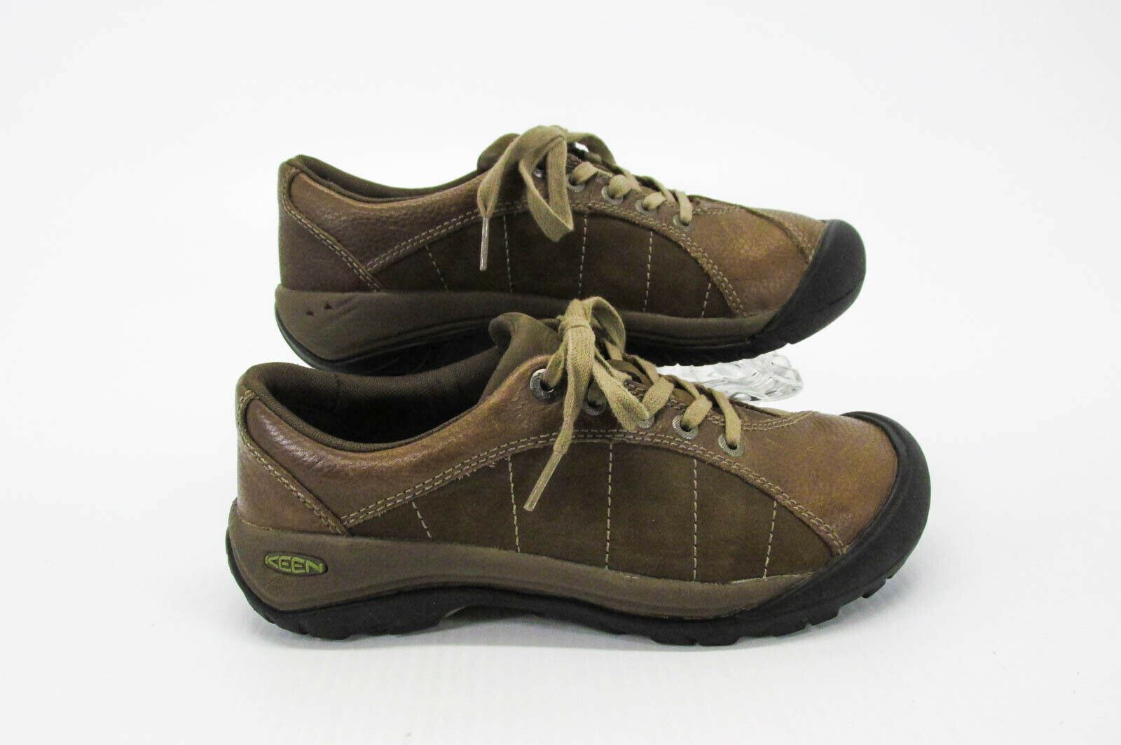 Keen scarpa donna Presidio taglia 7M pelle escursionismo Oxford sneaker usata xq