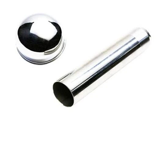 Tubo de llenado de aceite, cromo, 1,376 pulgadas, se adapta a Ford Flathead 1949-53 Foto 3 de 4