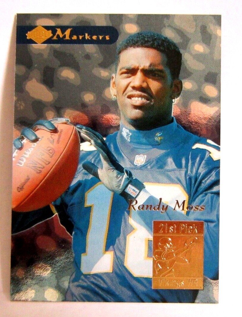 Randy Moss 1998 Collector's Edge Markers Foil ROOKIE#18!Vikings WR