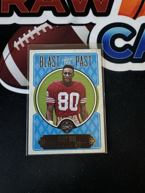 Jerry Rice 49ers 2023 Panini Legacy #BP-8 BLAST FROM THE PAST
