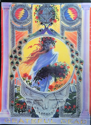 MUSIC POSTER ~ Grateful Dead 1996 Richard Biffle Dead Bride In