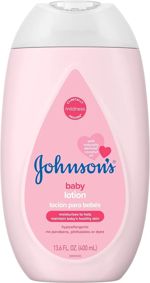 24-Nuevo Johnson's Baby Loción Hidratante Rosa Suave Bebé con Aceite de Coco para De Foto 2 de 4