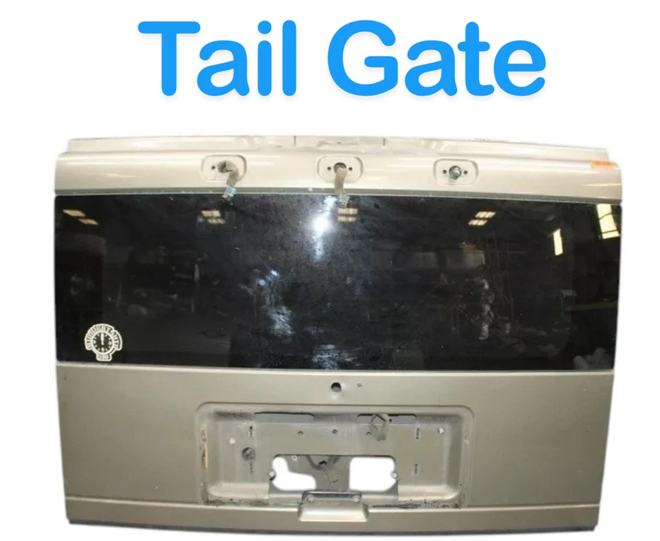 03-09 Hummer H2 maletero puerta trasera puerta levadiza puerta trasera carcasa panel con vidrio OEM Foto 2 de 4