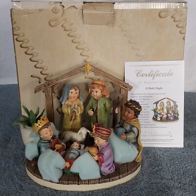 NEW M.J. Hummel O HOLY NIGHT Nativity Scene First Issue 2016 READ