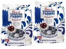 2-PACK Cuor Di Amarena Fabbri Bombon Chocolate Covered Wild Cherry 21.2 Oz each