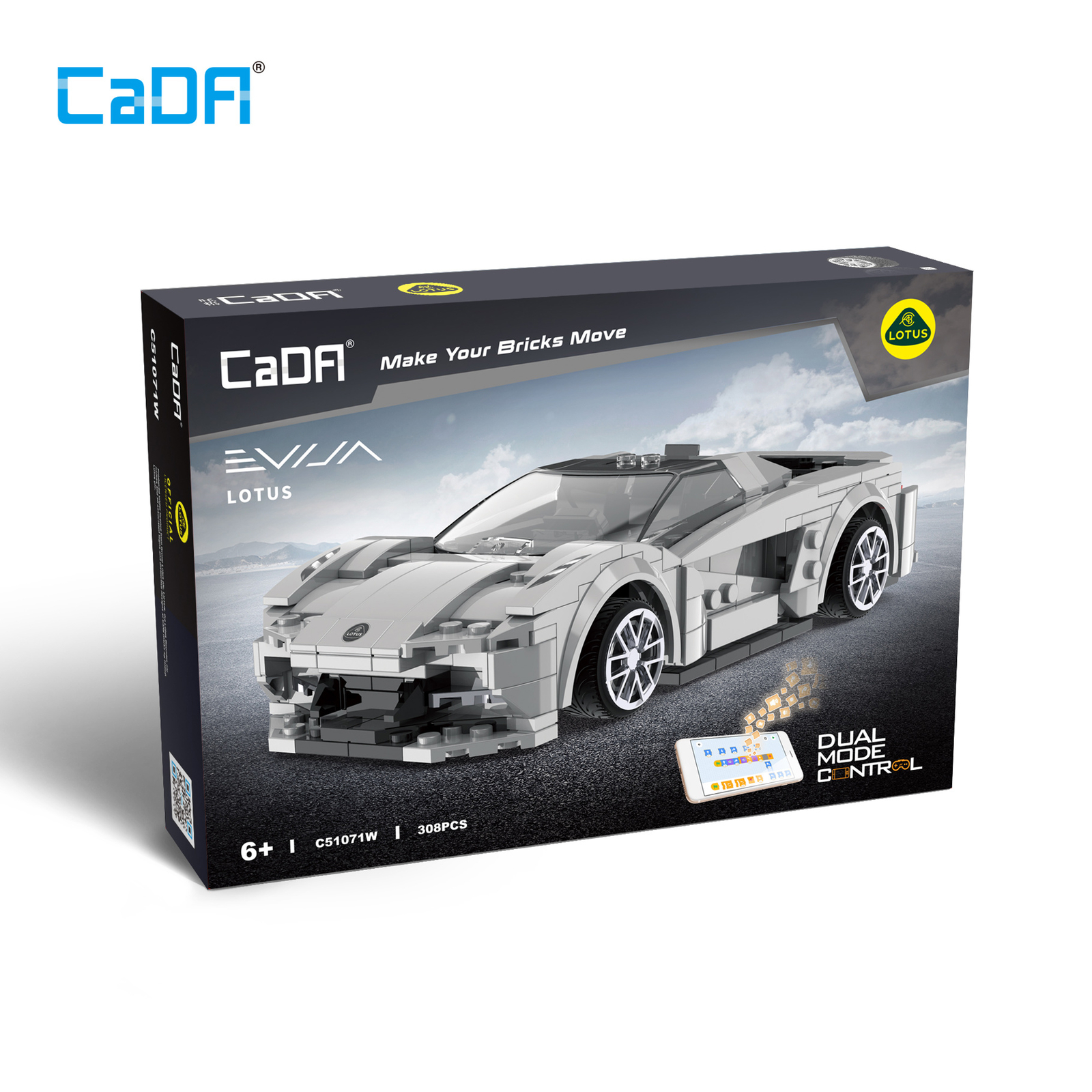CaDA C51071W 1:18 Lotus Racing Car - 308pcs - Image 18