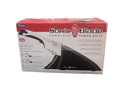 Sonic Blade Pro Series Cordless Power Knife with 2 Blades New