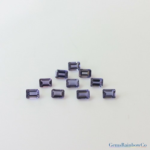 Natural Iolite Octagon Cut 7X5mm Faceted Natural Loose gemstone AA Quality - Imagen 6 de 9