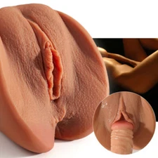 Realistic Male Masturbator Pocket Fake Pussy Vagina Adult-Doll Sex Toy for Men