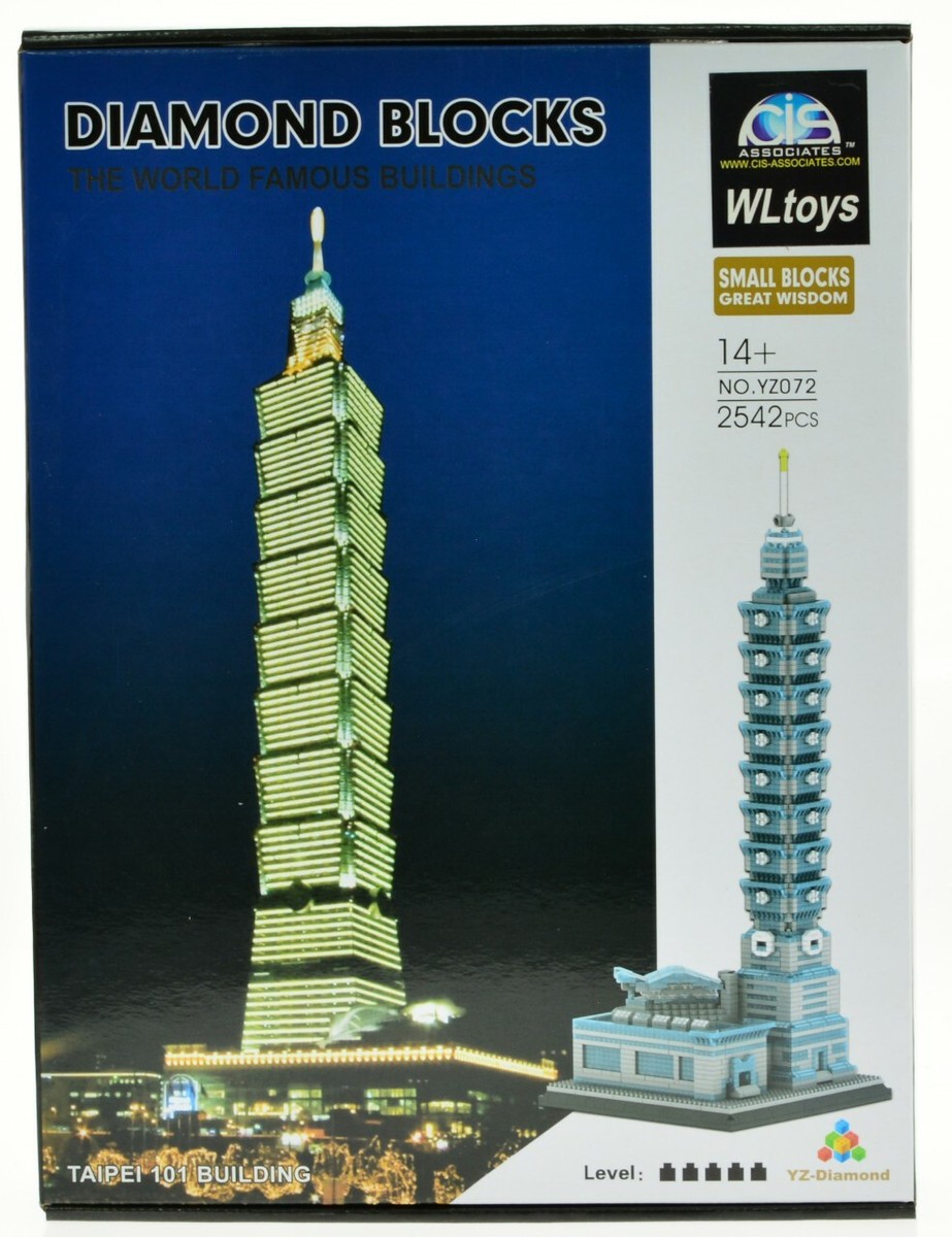 Taipei 101 World Financial Center Micro Mini Diamond Block Model