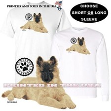 Puppies Rule Belgian Tervuren Dog Breed Purebred Logo Series Graphic T Shirt