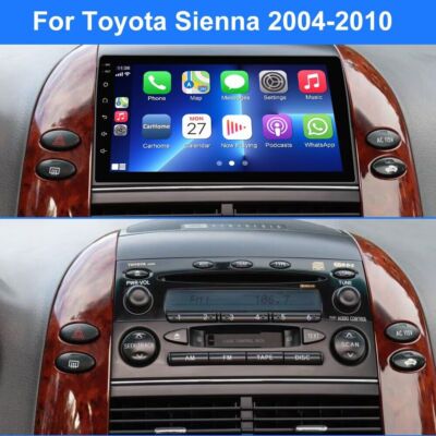 9'' Android 12 Carplay GPS Navi For Toyota Sienna 2004-2010 Car Stereo Radio JBL