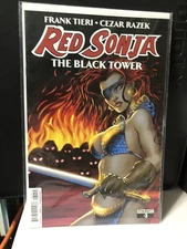 Dynamite Comics: RED SONJA 'THE BLACK TOWER' Vol.1 #3   2014  Amanda Conner