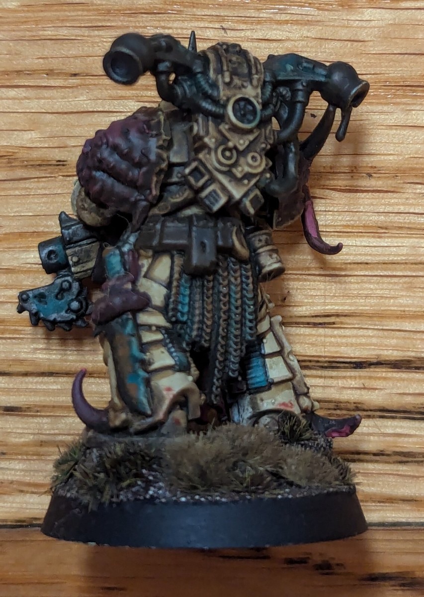 ミリタリー Warhammer40K/DEATH GUARD PLAGUE MARINES Plague Marine Champion Death Guard Warhammer 40k army pro