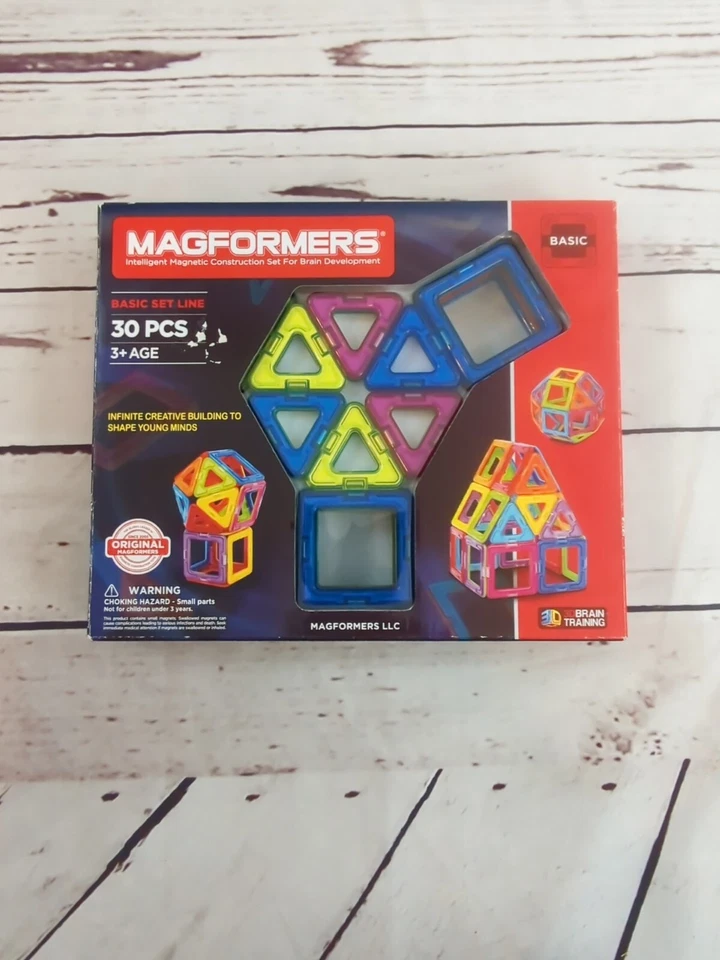 Magformers Intelligent Magnet Construction Set, 30 Pieces, Basic 63076 - Image 2 of 4