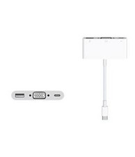 Lot of 100 x Apple MJ1L2AM/A USB 2.0 VGA Multiport Adapter - White