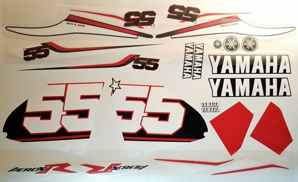 Yamaha Aerox MBK Nitro Race 55 EDITION DEKOR DECAL KIT Aufkleber