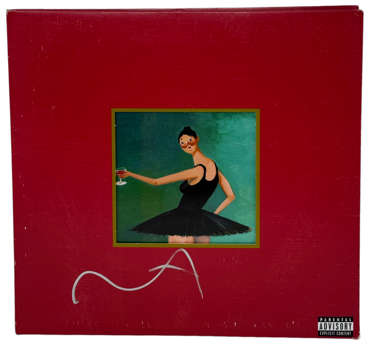 Kanye West Signed Autograph My Beautiful Dark Twisted Fantasy