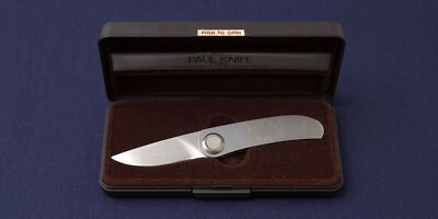 GERBER 2PS Paul Knife Stainless Handle 1982 Unused with Box | eBay