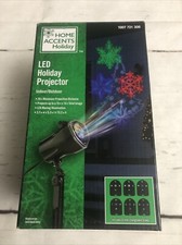 NEW  Home Accents Holiday - LED Light Projector- 6 settings