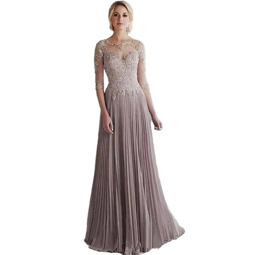Elegante Brautmutterkleider formelle Abendkleider Übergröße Gästekleid - Bild 3 von 7