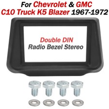 For Chevrolet C10 Truck, K5 Blazer & GMC Double DIN Radio Bezel STEREO 1967-1972