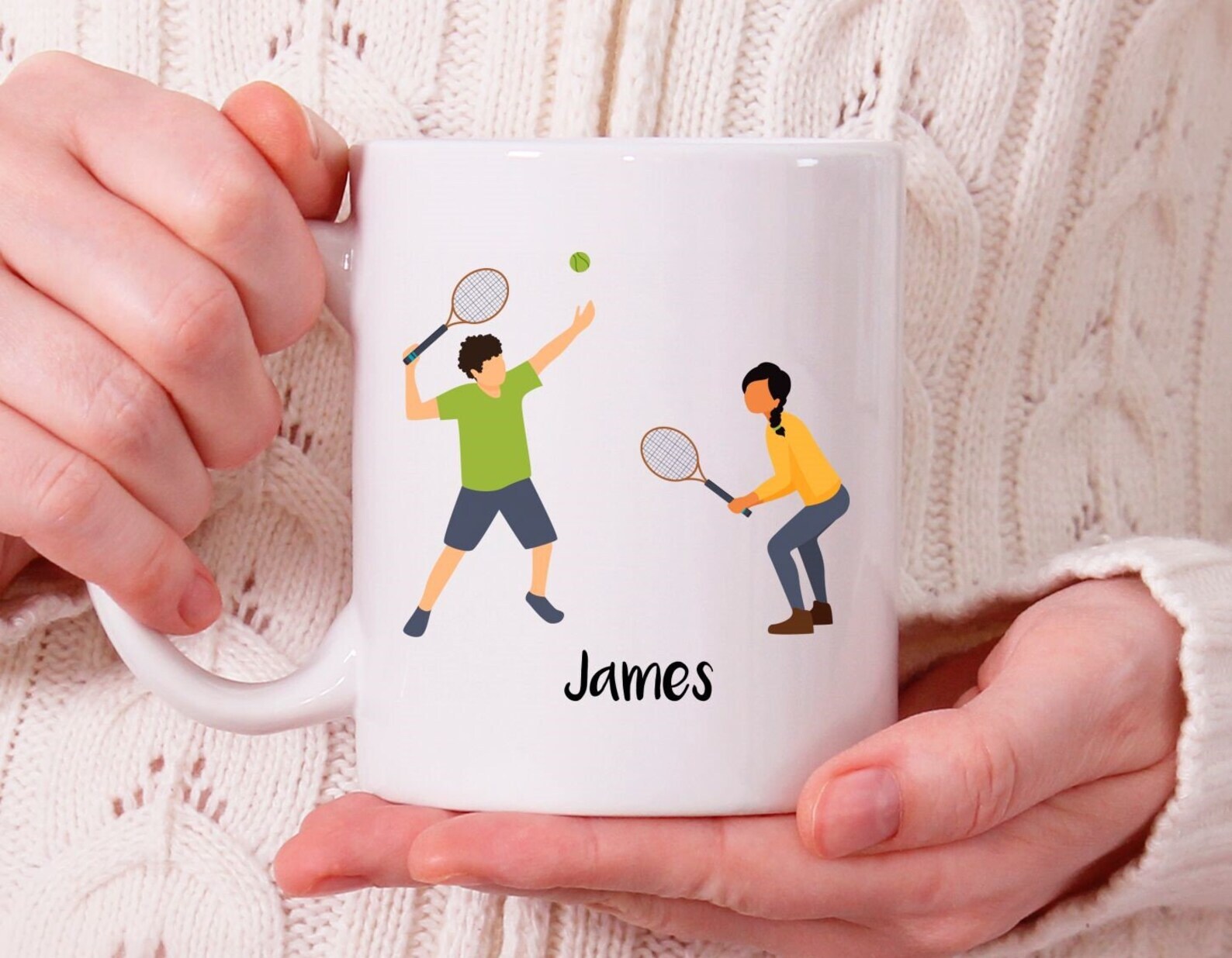 Personalized Tennis Mug Tennis Gift Tennis Cup Tennis Christmas Gifts N609
