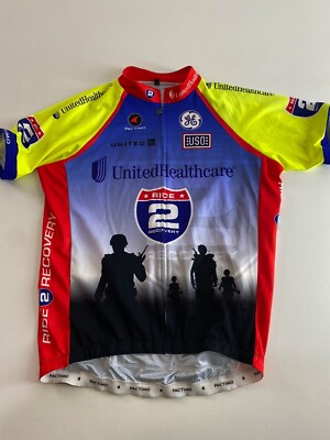 Pactimo United Cycling Jersey Shirt Large L USO 