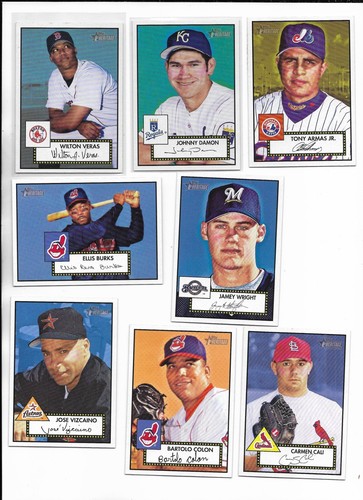 2001 Topps Heritage PICK-A-CARD Damon Buhner Snow Thome Soriano FINISH YOUR SET - Picture 2 of 219
