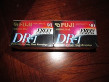 10-Pack Fuji DR-I 90 Minute Cassette Tapes NEW/SEALED