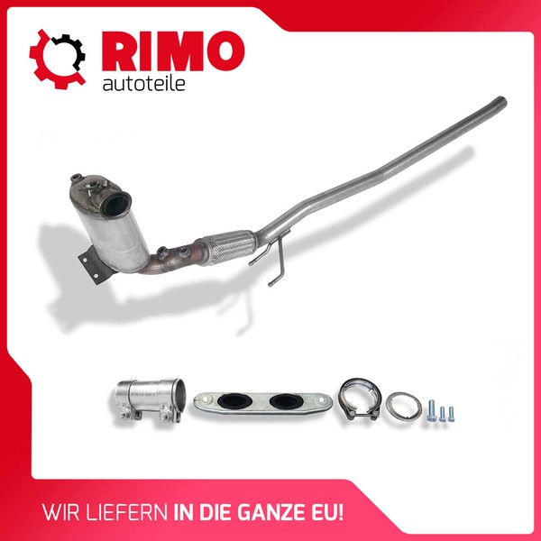 VW Passat B6 2.0 TDI 4Motion Dieselpartikelfilter DPF Mit E-PrüFzeichen-image