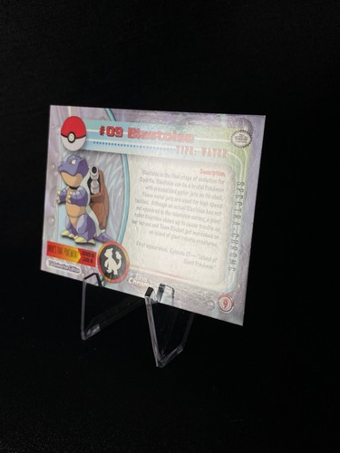 Blastoise #09 - Topps Chrome SPECTRA - Pokemon Topps Chrome Series 1 - Picture 10 of 11
