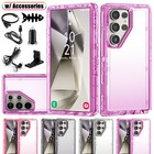 Clear Case For Samsung Galaxy S24, S24+, S24 Ultra Shockproof Rugged Hard Cover