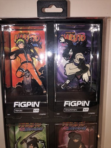 FiGPiN Set #530 NARUTO #531 Orochimaru #532 Sasuke #533 Itachi Pin - Picture 2 of 4