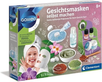Clementoni Galileo Lab   Gesichtsmasken selbst machen, DIY Beauty Tuchmasken