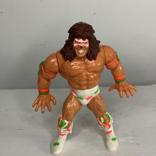 WWE WWF Ultimate Warrior Wrestling Figure-Hasbro S...
