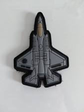 Parche PVC F35 5ª Gen Fighter Luftwaffe Silhouette