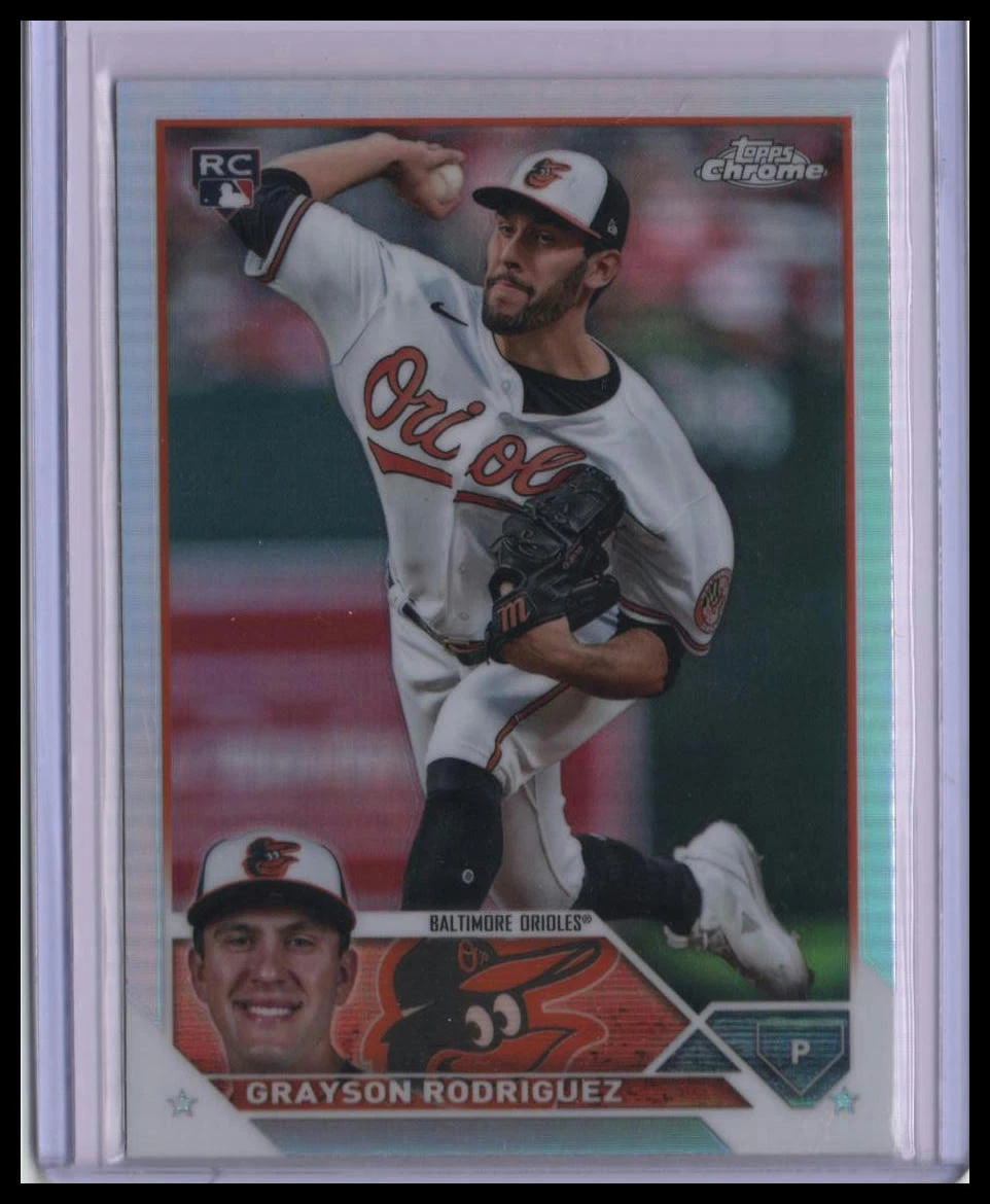 2023 Topps Chrome Update Grayson Rodriguez Refractor #USC98 Rookie