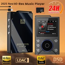 Hi-Fi MP3 Player Bluetooth DSD Lossless Audio FM Radio Recorder Support 256GB