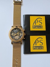 Portas PS01I-JHL05-01 Day-Date-Monat Automatik 44mm Herrenuhr.Sammlung Auflösung