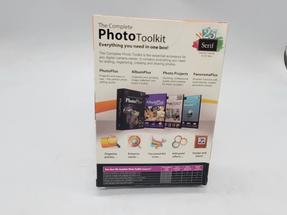 The Complete PHOTO TOOLKIT PC SOFTWARE (Serif Software) - New Sealed! - Image 2 of 4
