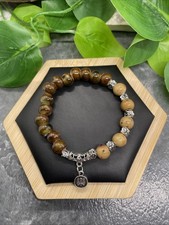 Handmade Ceramic Bead Beaded Stackable 6 Plus Stretch Bracelet New B247