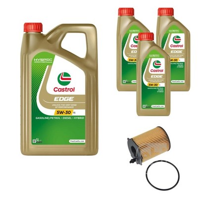 FEBI Ölfilter 8L Castrol EDGE Titanium FST 5W-30 LL für MINI Mini R56 Cooper D