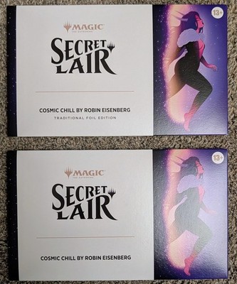 MTG Secret Lair: Cosmic Chill By Robin Eisenberg Both Foil AND Non-Foil Bundle! 