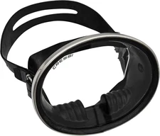 Classic Retro-Style Freediving Mask - Oval Tempered Glass Lens