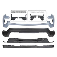 Front Bumper Cover Kit For 2022-2025 Chevrolet Silverado 1500 w/o park snesor
