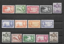 CAYMAN ISLANDS 1938/48 SG 115/126a MNH